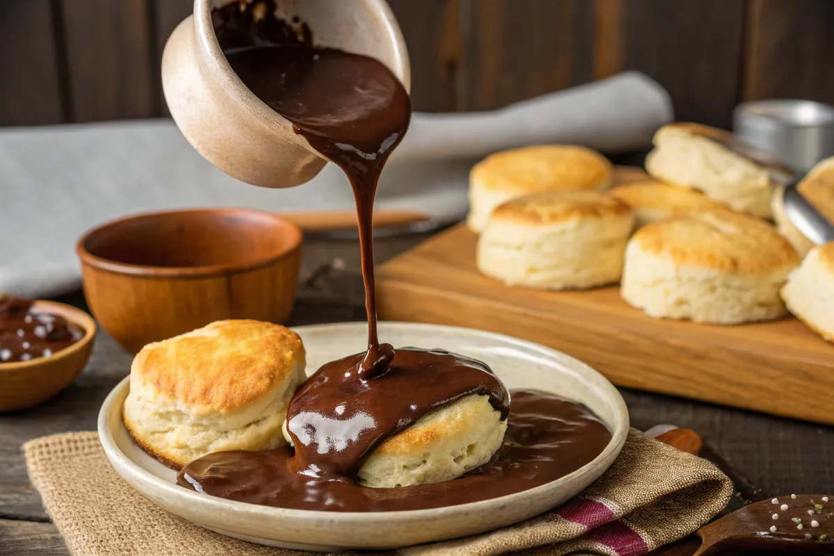 Chocolate Gravy Recipe – Rich and Velvety Sauce Over Biscuits